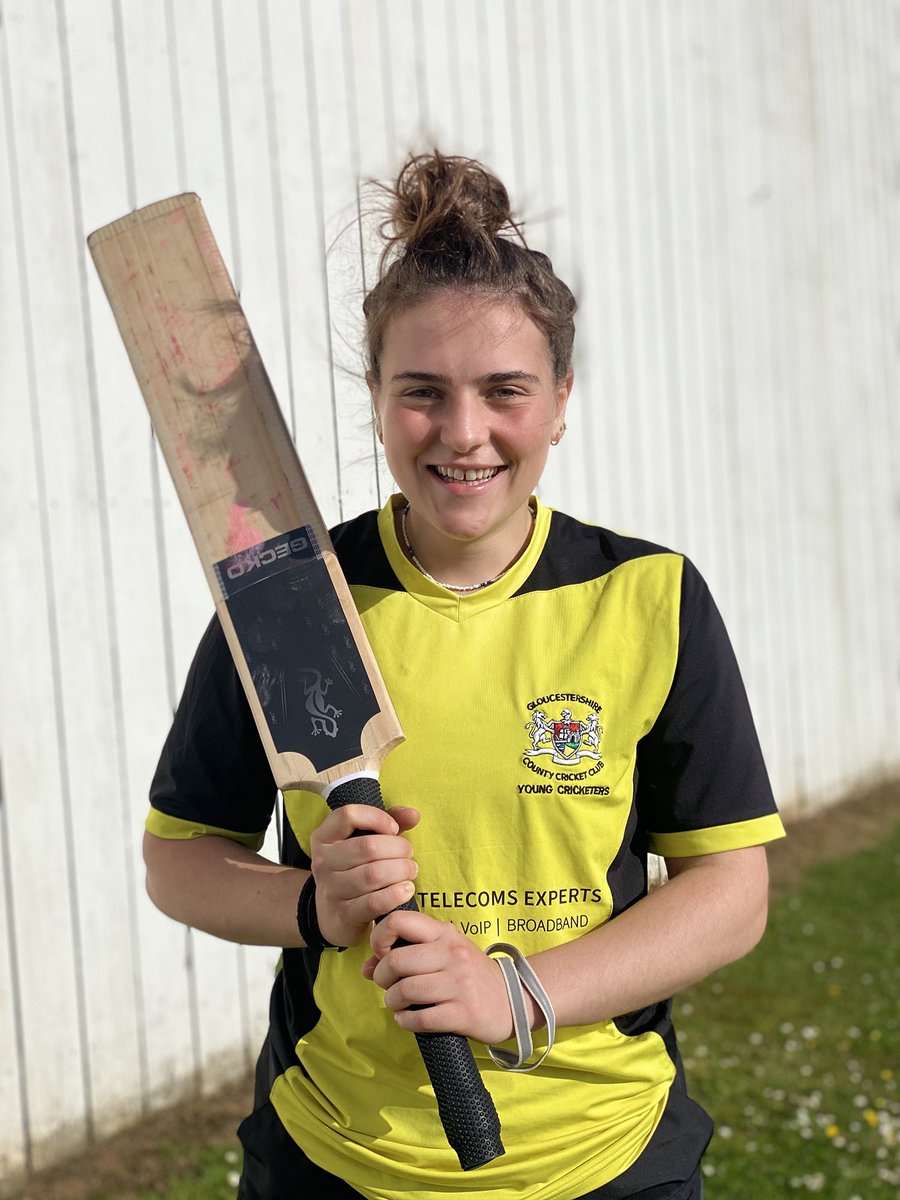 GCFPerformance's tweet image. Bea Ellis has been awarded Under 18 Girls Player of the Year for scoring 542 runs at a strike rate of over 100 and took 25 wickets at an average of 8. She made a century, took a five-for (5-13), and contributed 5 run outs and 7 catches. Superb cricket all round, Bea. #WeGotGame