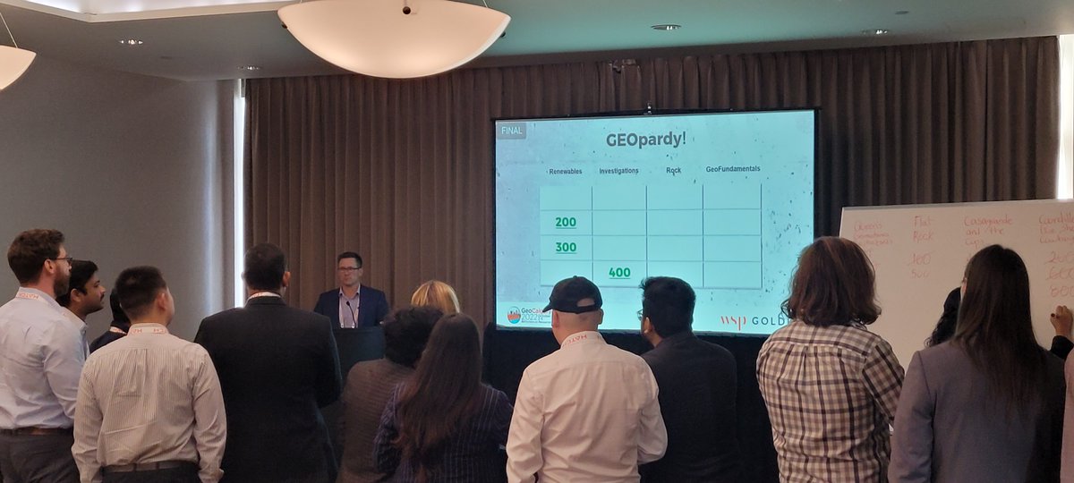 WSPCanada's tweet photo. We’re excited to be sponsoring the @CanadianGeotech's annual student competition #GEOpardy that gathers university students from different majors across Canada. Good luck to all the teams! #GeoCalgary https://t.co/bM5HL1EHEa