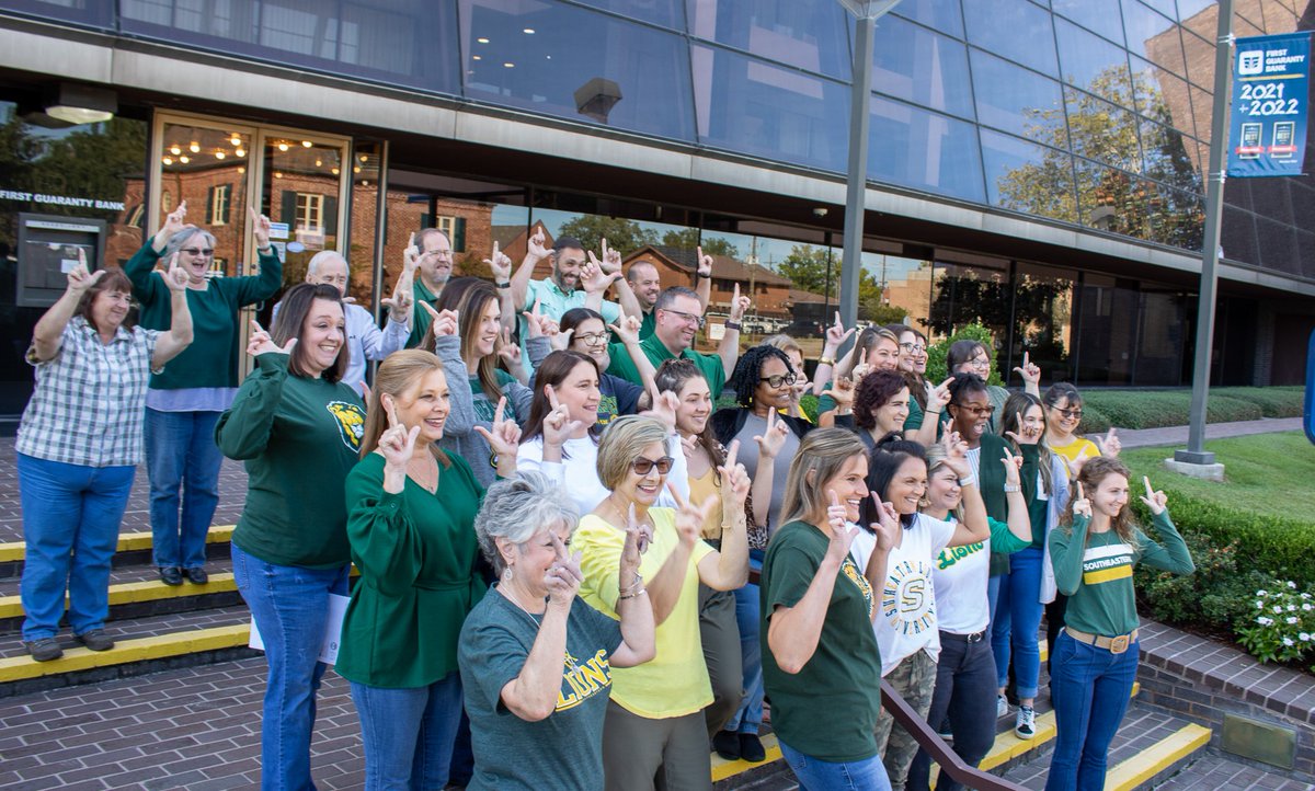 We never miss a chance to #LionUP 🦁 Happy Homecoming Week <a href="/oursoutheastern/">Southeastern LA Univ</a> 💚💛
