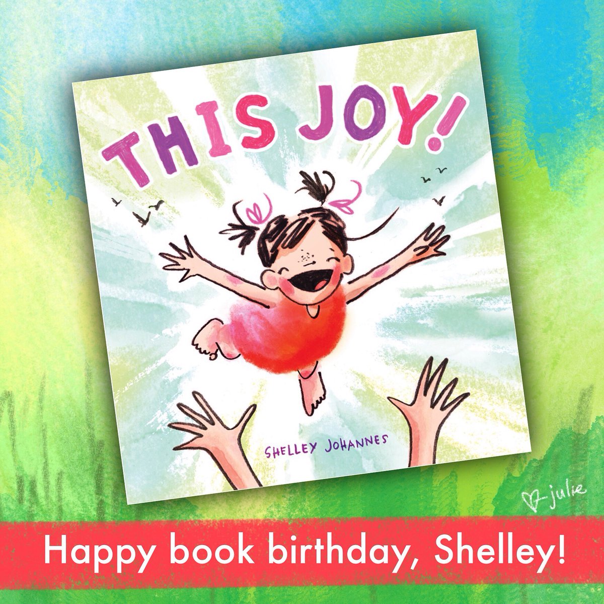 JulieRowanZoch's tweet photo. All the very best on your little triumph’s first day, @shelleyjohannes !!! @ABRAMSbooks @Soaring20sPB 
#teachers #librarians #educators #thisjoy #PictureBooks https://t.co/xjnUrDvDWO