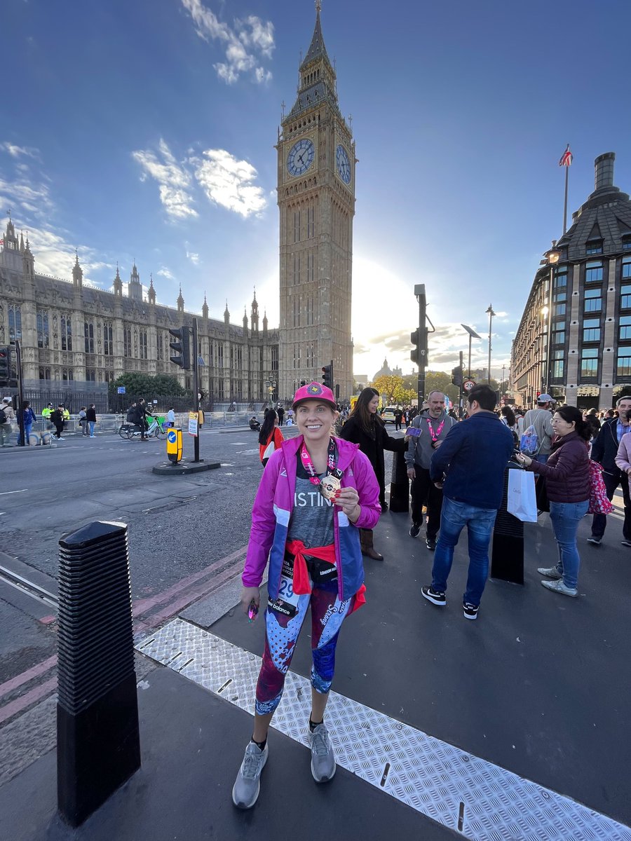 powertofly's tweet photo. This week in the virtual office, we cheered on Cristina Duke, our Head of Sales, for finishing her first marathon in London! 🏃♀️
Thank you, Cristina, for being such an inspiring leader at #PowerToFly. We appreciate all that you do. 💞 https://t.co/niHTOBp6vo