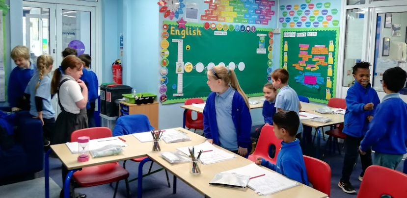 In English, we needed to come up with some precise verbs, so we did some role playing to help us generate vocabulary.
#WroxhamWriting
<a href="/WroxhamSchool/">The Wroxham School</a> <a href="/nickyeasey/">Nicky Easey</a>