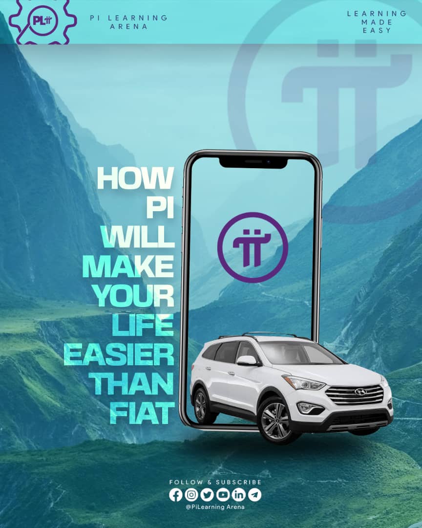 Jugnoo7786's tweet photo. Pi{π} (cryptocurrency or digital asset) makes life easier than a fiat currency in the following ways.

1. Fair value capture: Requires no intermediary (bank or other third parties) and therefore everyday people benefits equally in exchange of Pi for goods and services globally. https://t.co/bw4wbSuA7Y