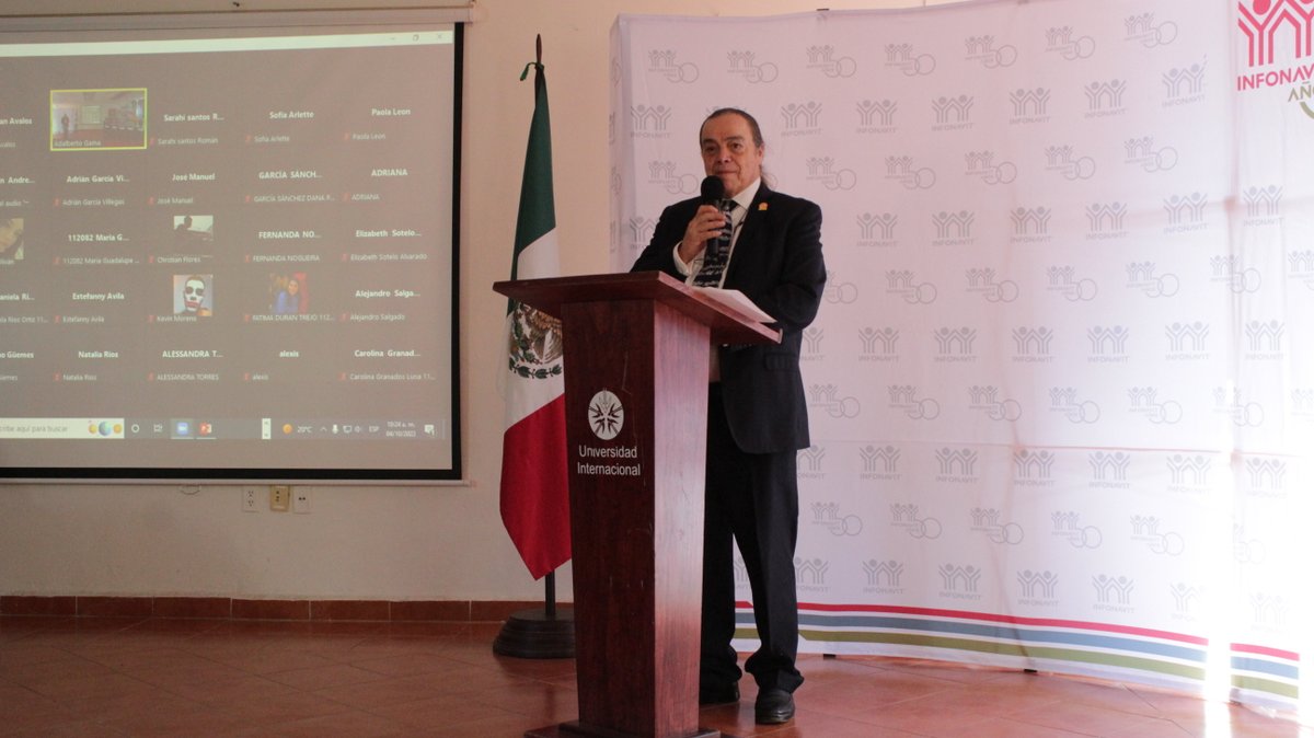 Uninter_Cuerna's tweet image. En este momento está en curso la Jornada Universitaria Infonavit donde representantes de la institución comparten información sumamente interesante para la #ComunidadUninter acerca de la importancia de la planificación de la vivienda. 🏡
#UninterTeConecta con el ambiente laboral