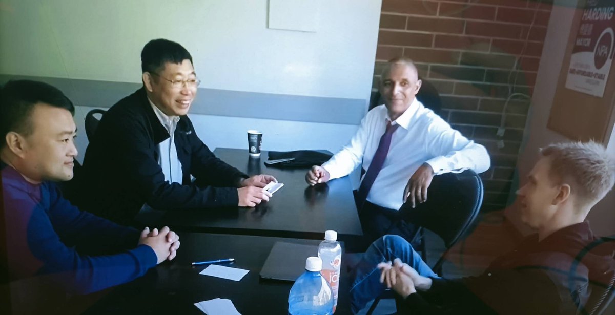 Recently, CEO  John Z of Eagle Mountain Foundation met with Mr. Fred of a candidate for Mayor of Vancouver . The meeting was held to discuss the TAP project headquarters in Vancouver .