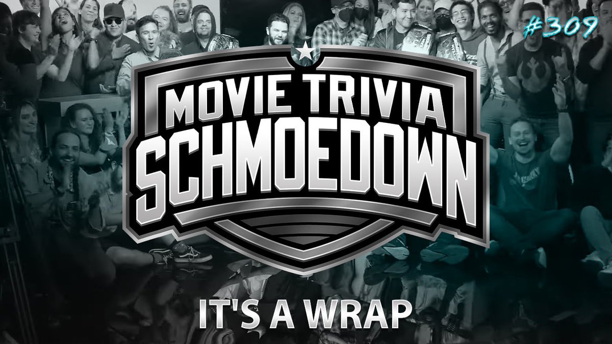 This is it. Finally saying goodbye to <a href="/TheSchmoedown/">The Movie Trivia Schmoedown</a> Join us tonight at 6pmPT/9pm ET as we look back on #SchmoedownSpectacular7 and the 9 season run of the MTS. 

We have a packed lineup with over 10+ guests set to appear! We’ll see you then ❤️

➡️ youtu.be/S3379YdULtc