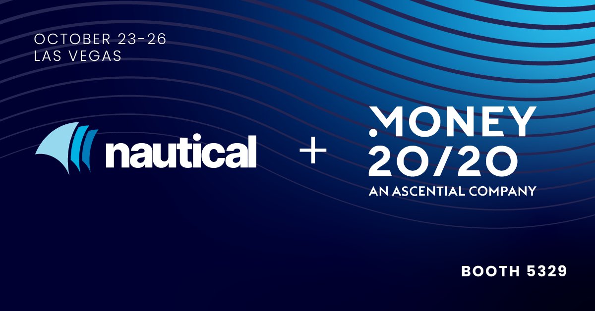 The Nautical team is headed to <a href="/money2020/">Money20/20</a>!

If you'll be at #money2020, we'd love to chat about:
🔵 Becoming your #marketplace partner
🔵 The complexities surrounding marketplace fintech
🔵 Launching your #online marketplace

launch.nauticalcommerce.com/money2020