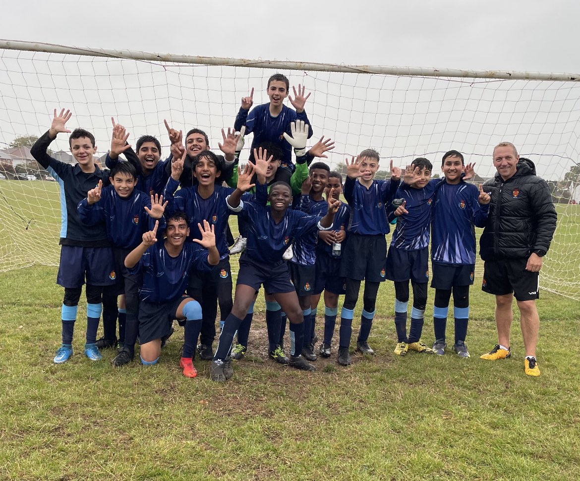 These faces say it all! Year 9 football team <a href="/CathaysHigh_PE/">Cathays High School: PE Department</a> winning an entertaining game 5-1 against <a href="/FitzalanHigh/">Fitzalan High School</a>. Both teams were a credit to their schools &amp; a fantastic advert for grassroots sport. Aki with a huge second half performance to get Man of the Match👏👏👏 #ballers