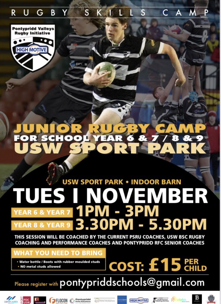 Pontypridd Initiative Rugby Academy (@pontypriddi) on Twitter photo Due to huge demand, we are pleased to announce Half-term rugby dates! Book early to avoid disappointment <a href="/PontyPSRU/">Ponty Schools U16s</a> <a href="/PontypriddRFC/">Pontypridd RFC</a> <a href="/USWSport/">USW Sport</a> <a href="/USWBScRugby/">USW BSc Rugby Coaching & Performance</a> ๐๐ Due to huge demand, we are pleased to announce Half-term rugby dates! Book early to avoid disappointment <a href="/PontyPSRU/">Ponty Schools U16s</a> <a href="/PontypriddRFC/">Pontypridd RFC</a> <a href="/USWSport/">USW Sport</a> <a href="/USWBScRugby/">USW BSc Rugby Coaching & Performance</a> ๐๐