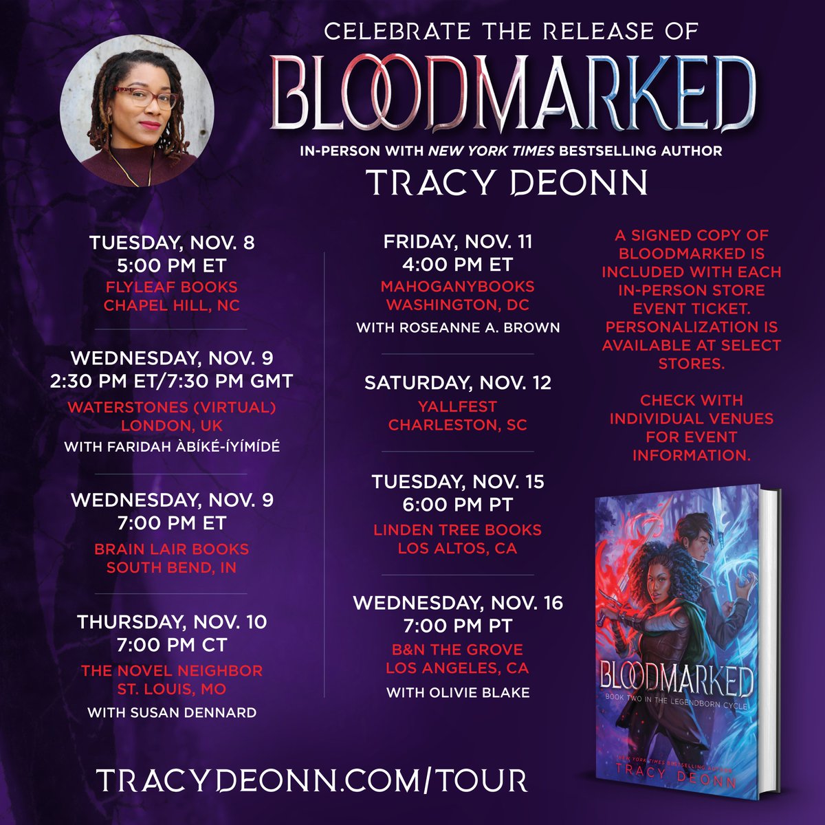 Tracy Deonn - Updates Only tweet media