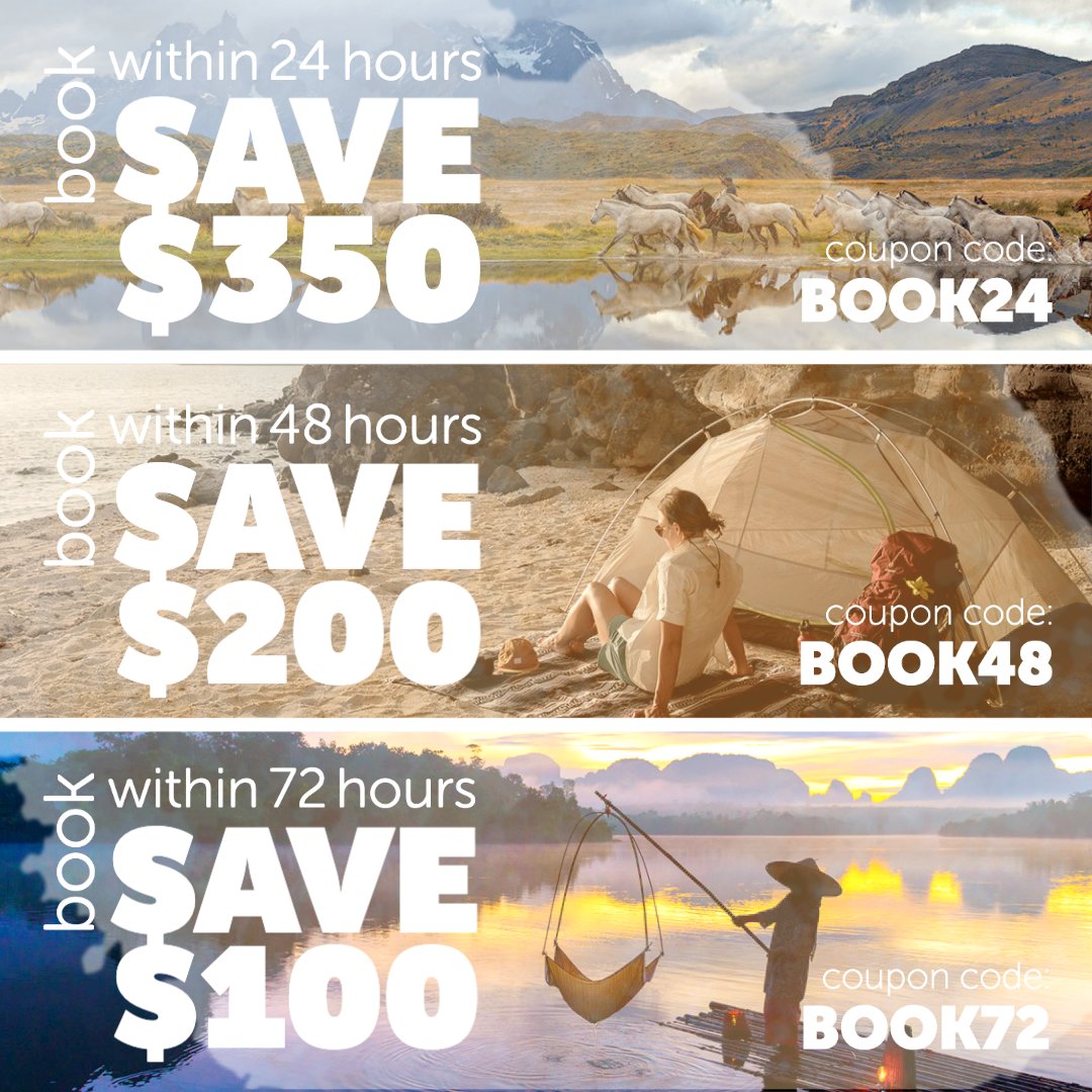 RootAdventures's tweet image. Save $350 ✈️ Announcing 2023 Trips....10+ Destinations! 😲 - eepurl.com/iaBCvb