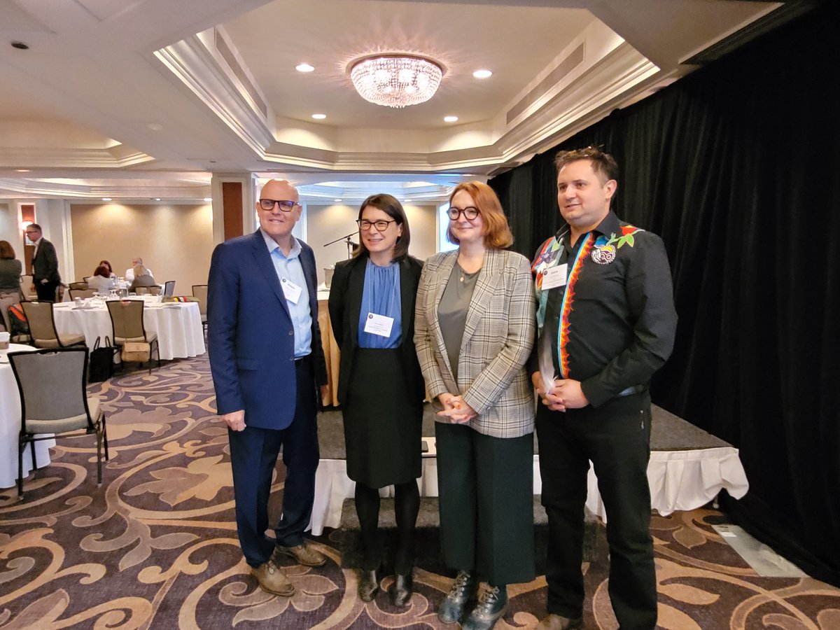 OAHS CEO, Justin Marchand, joins <a href="/CMHC_ca/">CMHC</a> CEO, <a href="/RomyBowers/">Romy Bowers</a>, and the Toronto Housing Secretariat, Abigail Bond, to discuss the state of Housing in Canada at the International Housing Partnership Leadership Exchange. 
1/3