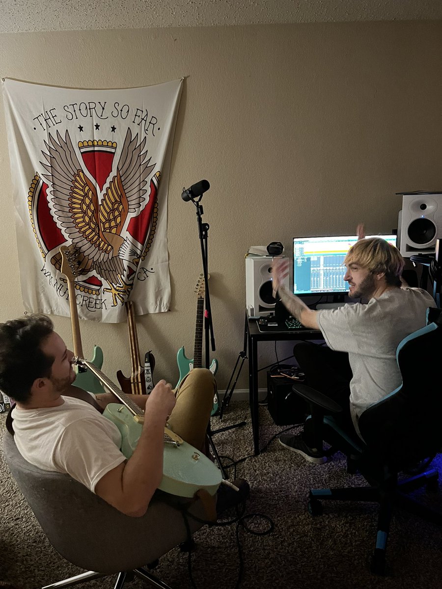 neversoslightly's tweet photo. THREE MORE DAYS UNTIL “PICNIC” IS OUT!! 

Thank you to @HooliganNH for recording guitar and bass parts! 
If you’re looking for someone to record your project, he’s your guy! https://t.co/gLPCDMxpnj