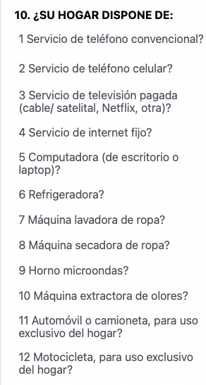 chirito's tweet photo. Si usted responde Si a 7 de estas 10 preguntas, es de clase alta, no discuta. https://t.co/Gnb7LavBGB