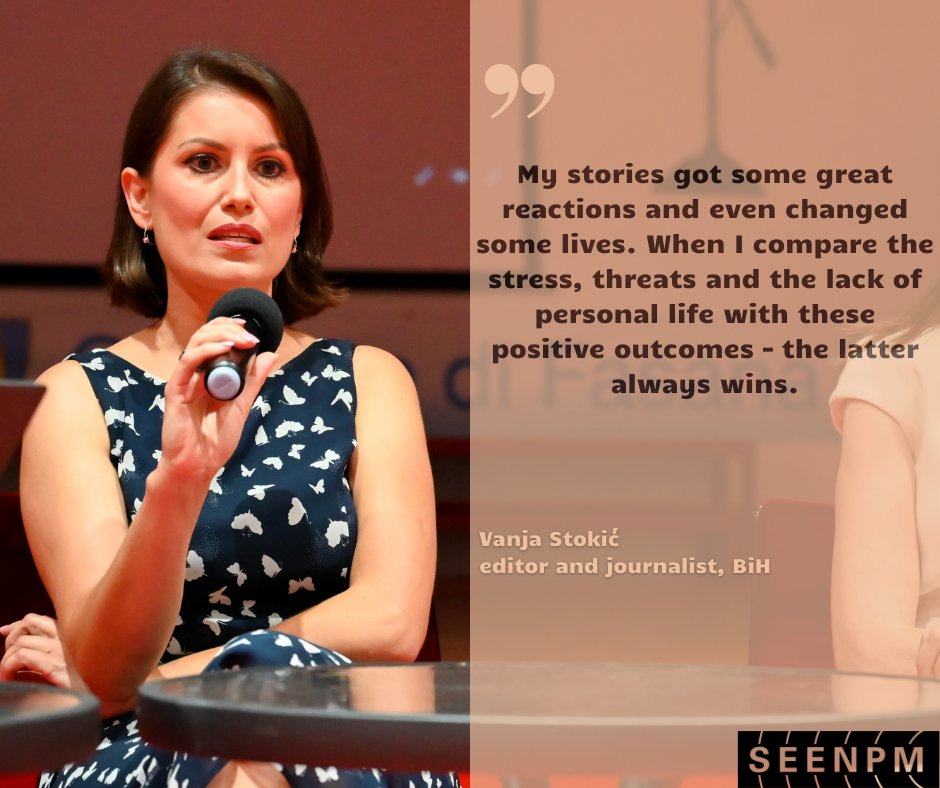 SEENPM_org's tweet photo. Vanja Stokić, journalist and editor at @eTrafika from 🇧🇦, is one of the protagonists in our new #film "The Burden of experience". 

🎥Film🎥, produced by SEENPM and @mediacentar  within the #Resilience project, will be released on TV stations and online soon - so stay tuned❗️ https://t.co/Sbc4b6OsDf
