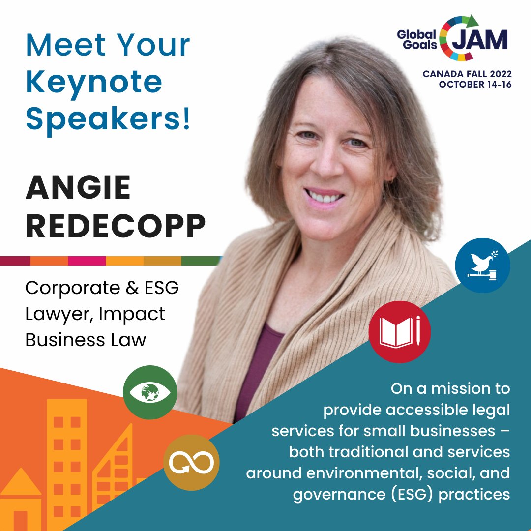 COIECentennial's tweet photo. π₯Our keynote speaker at the #GlobalGoalsJamCanada Fall 2022: Angie Redecopp, Corporate & #ESG #Lawyer at Impact Business Law providing #accessible legal services to SMEs!β #Design2030Now πhttps://t.co/cDY7VDwn5x
@CentennialARIES @CentennialEDU @guglani @globalgoalsjam @O_S_P_E https://t.co/2NeqGx8QQX
