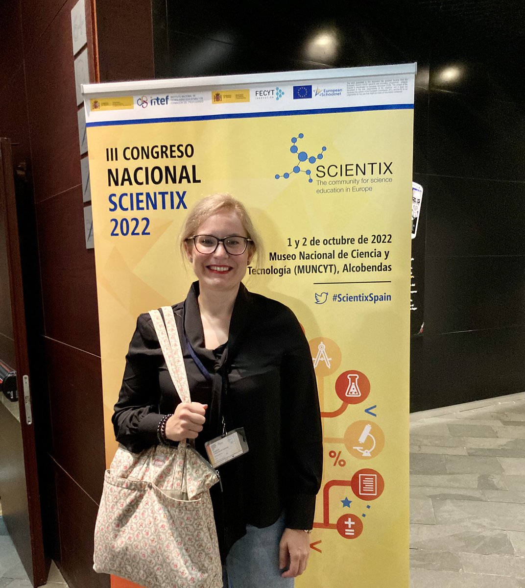 consabvra's tweet photo. En #ScientixSpain trabajamos la #inclusión con proyectos #STEAM en la plataforma @eTwinning_es   Con Ángeles Anaya García- Tapetado @consabvra IES Consaburum @ClmEtwinning @scientix_es @scientix_eu @FECYT_Ciencia #workshops @muncyt https://t.co/sJKrEk3WlH