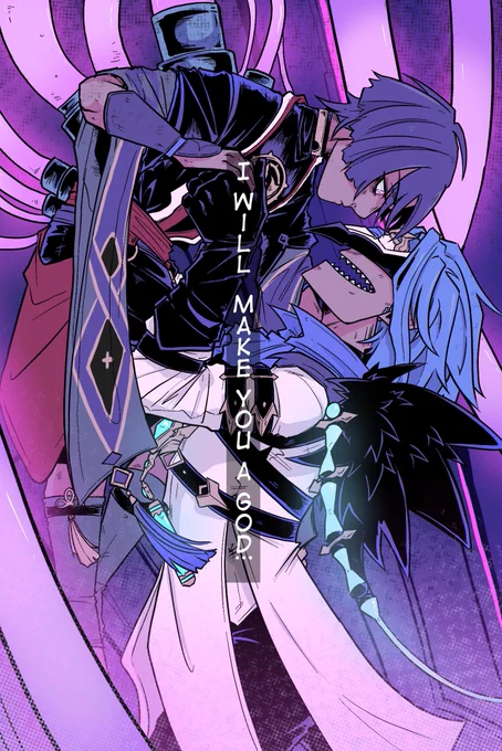 Scaramouche and Dottore for my friend _(┐「ε:)_ 