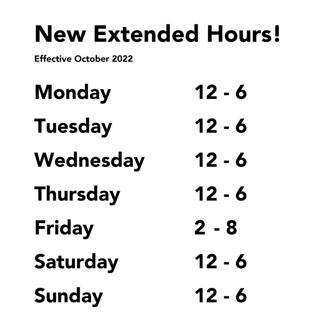 TonalityRecords's tweet photo. Extended hours effective immediately! Open 1 hour later every day. https://t.co/4oTKY3aI72 https://t.co/lbQTLDZUOQ