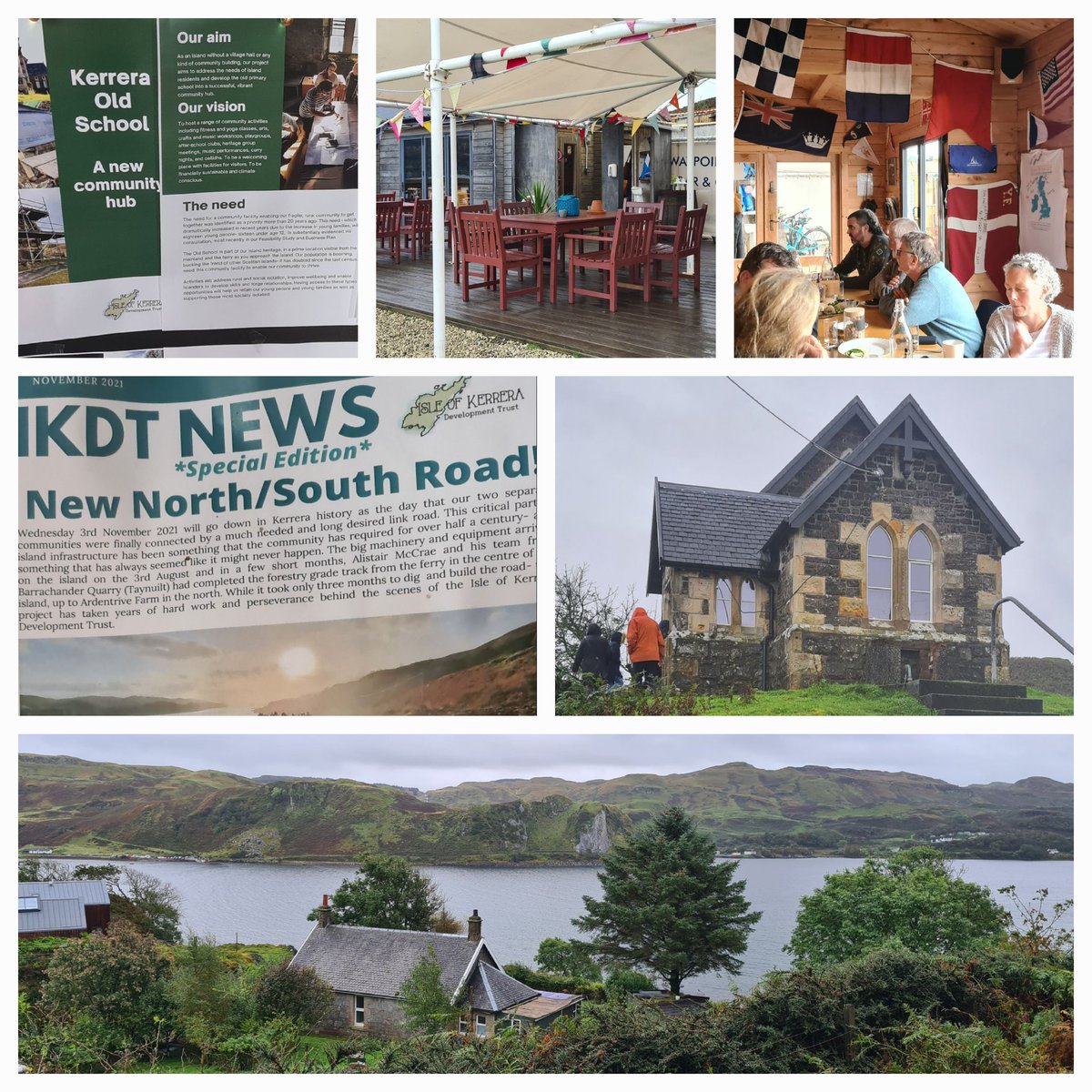 Today with <a href="/DTAScot/">Development Trusts Association Scotland</a> members on Isle of Kerrera <a href="/IKDT16/">Isle of Kerrera Development Trust</a> Old School House with established and other early stage groups.  Discussions on #communitywealthbuilding #localauthorityservices #supportnetworks #procurement #ambitions