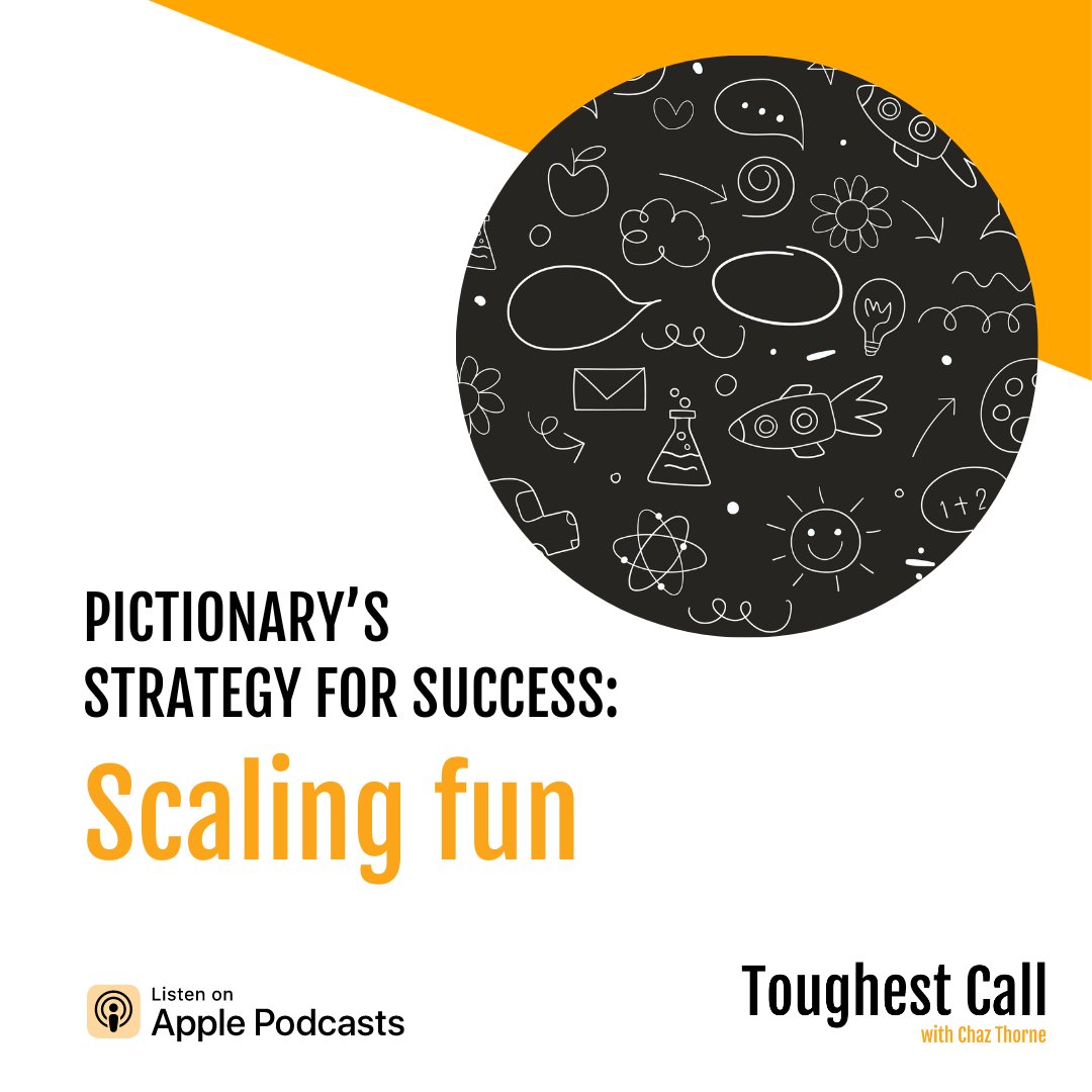 #ICYMI we’re sharing advice from @TheRobAngel, Creator of #Pictionary, on Toughest Call. 

Listen to his 30-minute podcast episode, “Pictionary’s strategy for success: scaling fun”: 1pp.ca/yb3bon