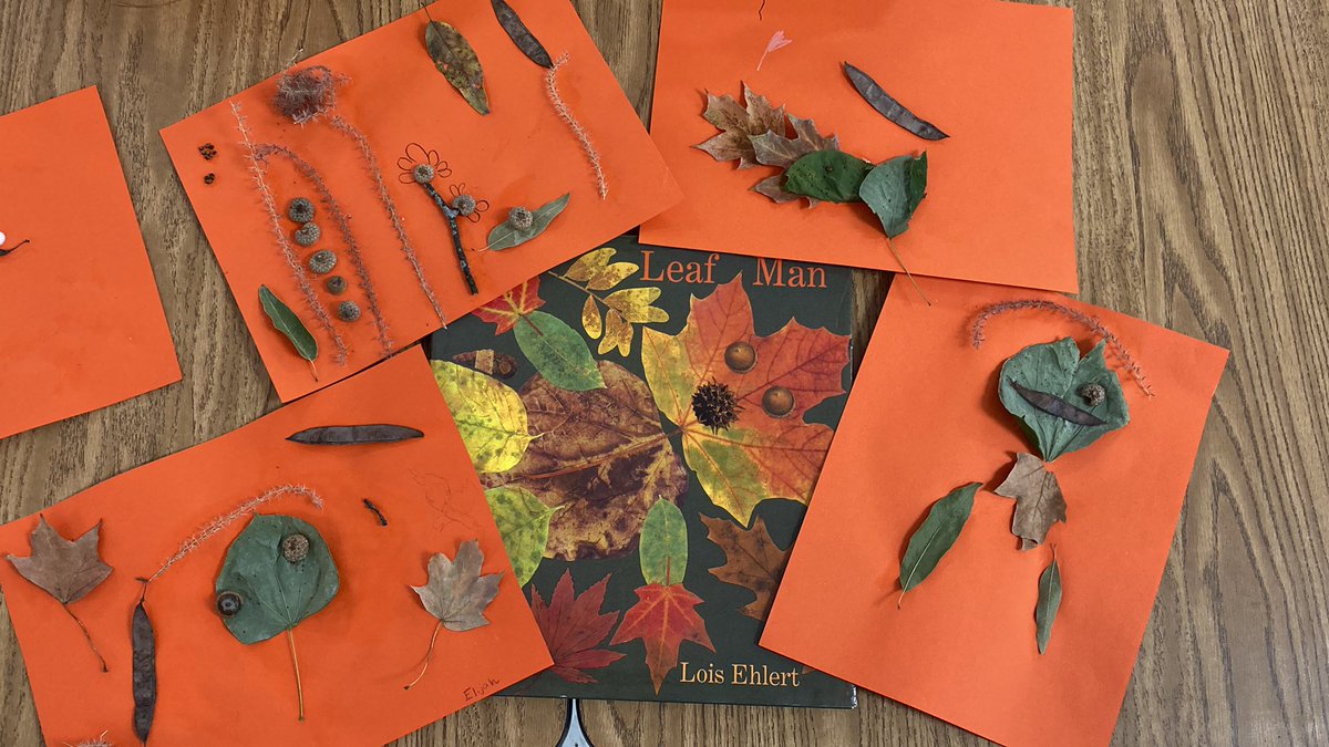 amyfbischoff's tweet photo. Loving our“Leaf Man” art work! #WeAreVizMontessori #WeAreVizLS https://t.co/P482i6mc43