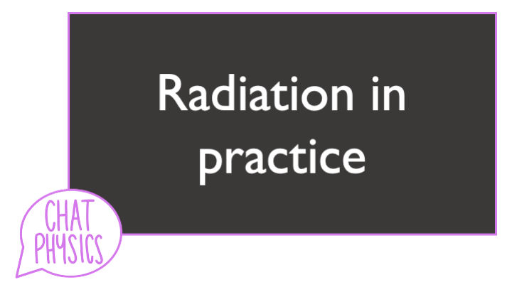 ChatPhysics's tweet image. One hour warning! Get yourself prepped for another brilliant evening of #ChatPhysics, where @PhysicsJo will be hosting a chat focussing on Radiation in Practice!