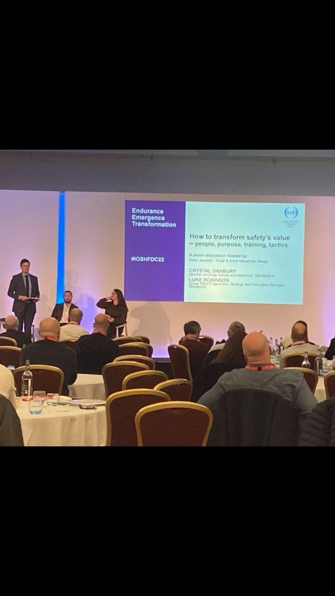 IOSH_tweets's tweet photo. Fantastic day full of amazing presentations at the Food and Drink Conference. Here are just some of the highlights from today.
#IOSHFDC22 #FoodandDrink #HealthandSafety #FoodManufacturing #FoodSafety #FDC22 https://t.co/NdhcgDs1iQ