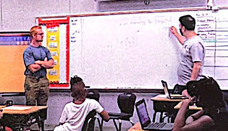 Friday Institute (@fridayinstitute) on Twitter photo Friday Institute's Mike Babb + <a href="/hsanei_88/">Hamid Sanei</a> overcome obstacles and find inspiration through #robotics with <a href="/WarrenSchoolsNC/">Warren County Schools (NC)</a> students during a three-week summer robotics class. bit.ly/3Eg0MDW #STEM #CS4ALL #ComputerScience #coding Friday Institute's Mike Babb + <a href="/hsanei_88/">Hamid Sanei</a> overcome obstacles and find inspiration through #robotics with <a href="/WarrenSchoolsNC/">Warren County Schools (NC)</a> students during a three-week summer robotics class. bit.ly/3Eg0MDW #STEM #CS4ALL #ComputerScience #coding