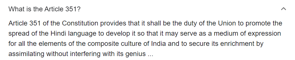 PcThevirathindu's tweet photo. @rajiv_dmk 2004 முதல் 2014 வரை ஆதிசியல் கும்மி அடிச்சப்ப, இந்திய அரசியல் சட்டத்தின்   #Article351 # மாற்ற வேண்டியதுதானே #திருட்டு_திமுக https://t.co/miqzGev8Z2