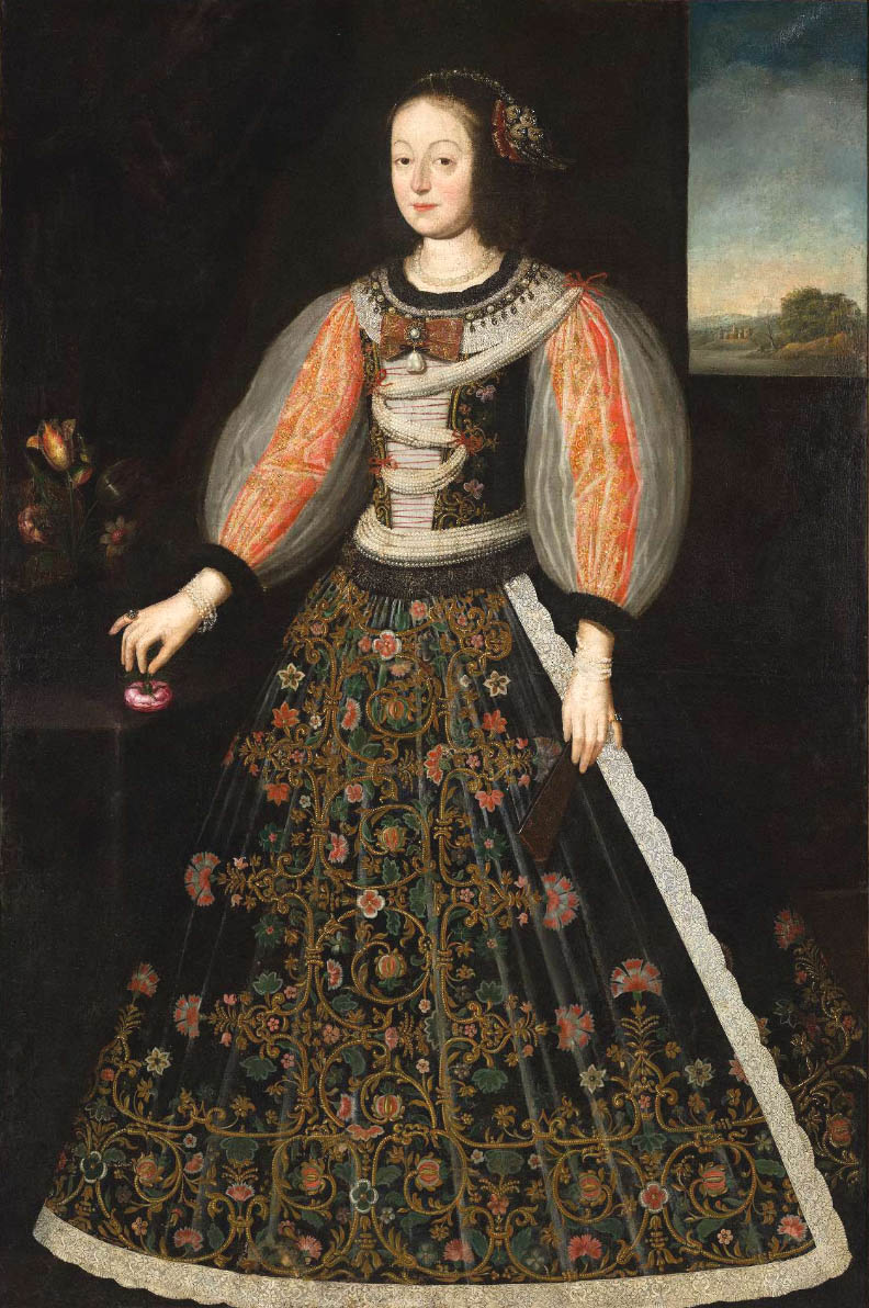 OldPortraiture's tweet photo. Baptized #OnThisDay in 1631: German painter #BenjaminBlock  (1631-90)

Portrait of Anna Julianna Eszterházy (1630-69), 1656 

#BenjaminvonBlock #Block #GermanBaroque 
Magyar Nemzeti Múzeum https://t.co/NHHJbJMZum
