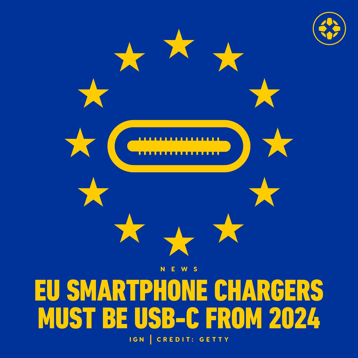 IGN's tweet photo. The EU parliament has now formally passed the new law, which will require all wired chargers for smartphones, tablets, and cameras to utilize USB-C by 2024. Laptops will need to switch to the new standard by 2026. https://t.co/w0Dgr3952W https://t.co/YuLmNeuUIo
