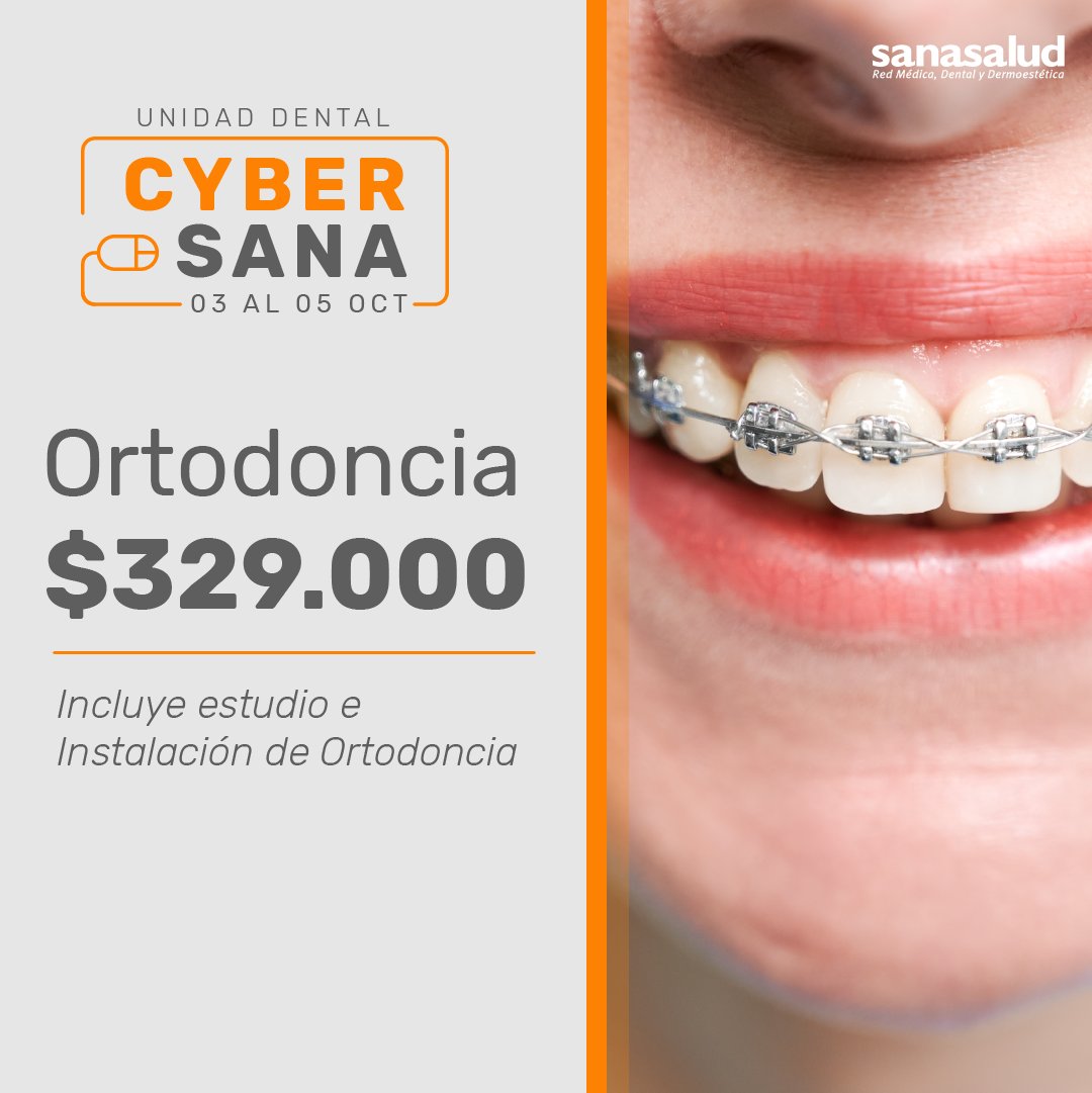 Sanasaludchile's tweet photo. Sonríe con confianza.😉
Aprovecha esta promoción #cyber #Sanasalud a sólo $329.000🤩
No esperes más para lucir la sonrisa que siempre soñaste.😁
👉Inscríbete en este link https://t.co/zLcH2CcagZ
#Cyberchile #dental #descuentos #Ofertas #Frenillos #Ortodoncia #cyber https://t.co/IWcJZBF5CT