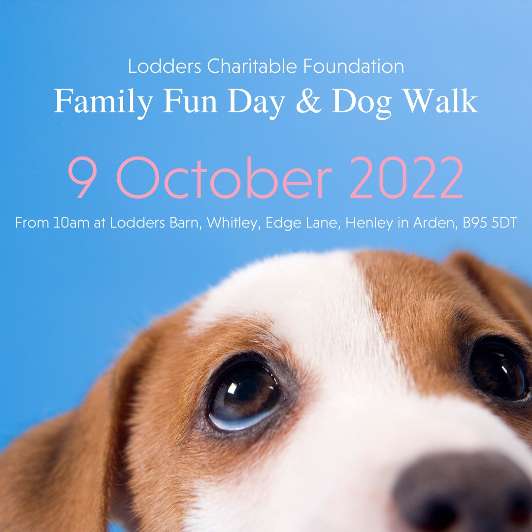 It's less than a week until our family fun day! It promises to be an action-packed day with loads of fun activities including our traditional dog walk and our new dog show. No need to book, just turn up on the day.

lodders.co.uk/family-fun-day…