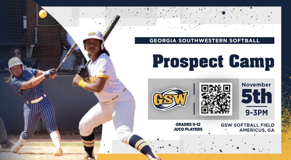 🚨Prospect Camp🚨 Saturday, November 5th 9-3PM. For HS grades 9-12 and JUCO players. #canesbaby
Sign-up link: gswsoftballcamps.totalcamps.com/shop/EVENT