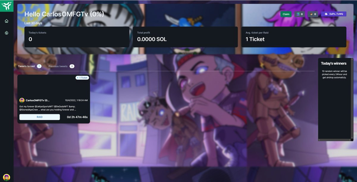 2hrs sleep in the last 48hrs! I need a rest haha.

Goodnight twitter I'm getting an early one!

Raid bot is up and running will push it live tomorrow 💯