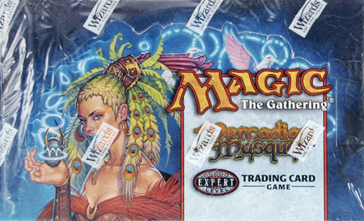 mtg mercadian masques booster box Amazon.com: Magic the Gathering Mercadian Masques Booster PACK : Toys &  Games main image 1