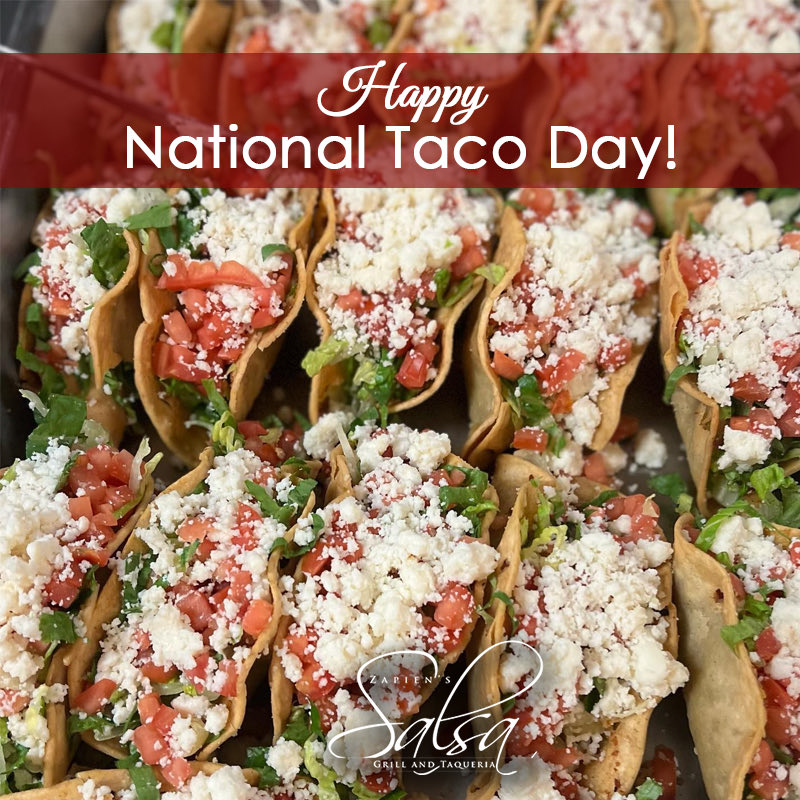 Salsagrill's tweet photo. Tacos are life, right? 🌮 #NationalTacoDay https://t.co/EJflQxtGyr