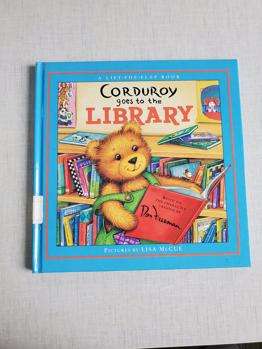 LibraryLadyTerr's tweet photo. Corduroy Goes to the Library written by B.G. Hennessy and illustrated by Lisa McCue
Lola at the Library written by Anna McQuinn and illustrated by Rosalind Beardshaw

#HockessinLibrary #DELibraries #DestinationHockessin https://t.co/SsKkhYdT45