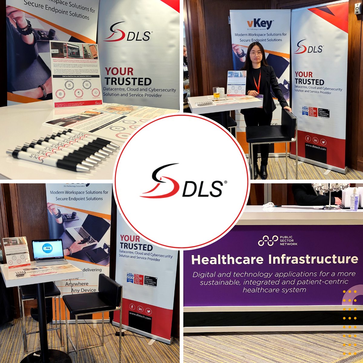 DLS_Tech_Corp's tweet photo. We're excited to be at the @PSNConnect Healthcare Infrastructure Conference today. Come find us on Mountbatten Lane to meet with our team to learn more about how we can help enable secure work from anywhere at anytime on any device! #PSNHealth #dls #vkey #healthcare #innovation https://t.co/eO4dmohWwH