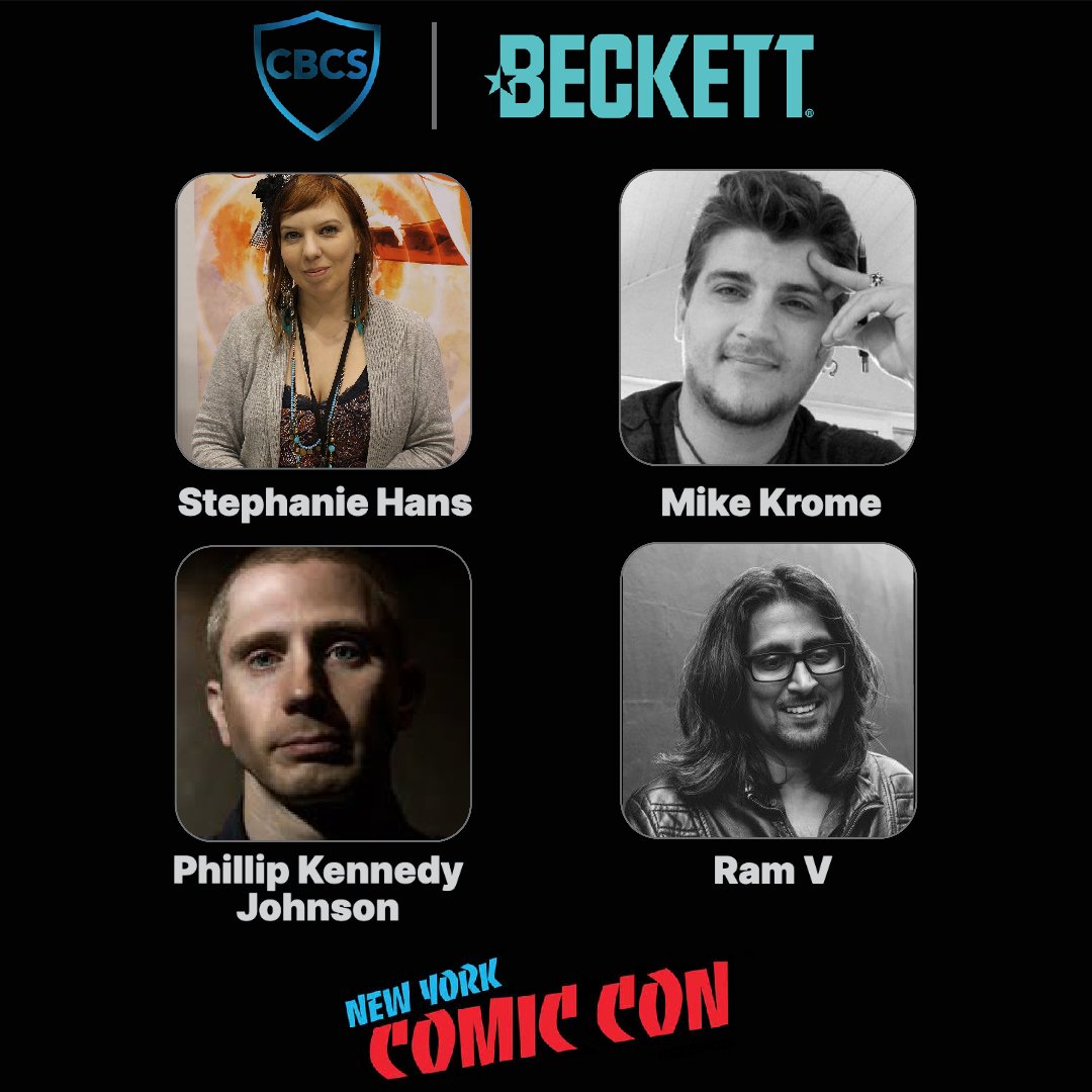 CBCScomics's tweet photo. Our final list of signers and we couldn't be more excited to join these creators in making your NYCC experience the best!

We will be taking drop-offs for all of these creators, and more, at our booth to help you avoid the lines! Come by Booth #1B2

#nycc #cbcscomics #Beckett https://t.co/8ES16msUax