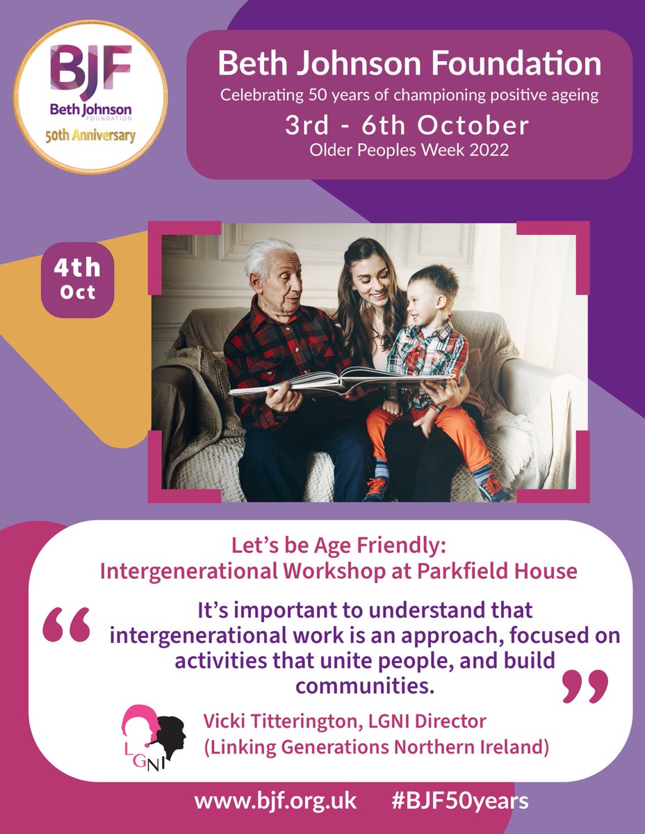 BethJohn64's tweet photo. A fantastic session today, thank you Vicki @LinkGenNI and thanks to BJF volunteers and staff for sharing creative ideas and ambitions for our future! #BJF50years #intergenerations #partnershipworking https://t.co/UpdfwZLHWt