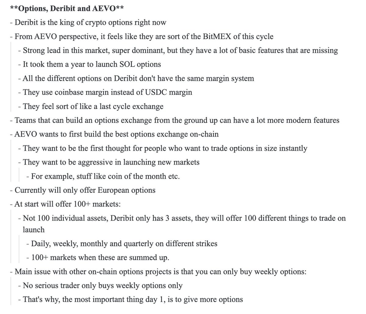 Notes from <a href="/aevoxyz/">Aevo</a> AMA with <a href="/kenchangh/">ken</a> , <a href="/juliankoh/">julian</a> &amp; <a href="/0xTomoyo/">0xTomoyo</a>