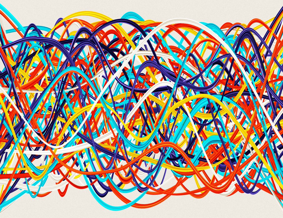 fauxjebus's tweet photo. “I keep it clean, but it can get messy.”
We decided not to include this chaotic brush mode, though some of the outputs are fun, we prefer the aesthetic simplicity and metaphor of a single line or a few lines. #WIP #genart #fxhope https://t.co/EohDTRW0cL