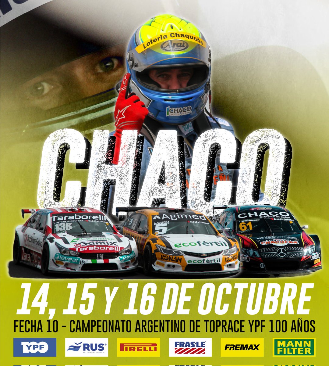 🔜 Próximo destino en el horizonte y es un clásico que estamos ansiosos por volver a rugir.

🔥 ¡VOLVEMOS A CHACO!

#TRChaco 🏁