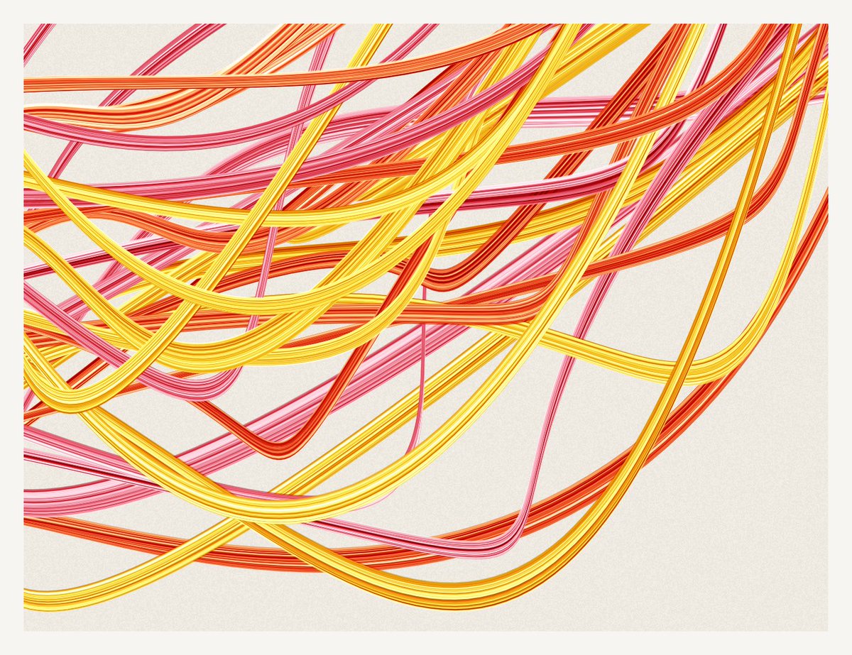 fauxjebus's tweet photo. “I keep it clean, but it can get messy.”
We decided not to include this chaotic brush mode, though some of the outputs are fun, we prefer the aesthetic simplicity and metaphor of a single line or a few lines. #WIP #genart #fxhope https://t.co/EohDTRW0cL