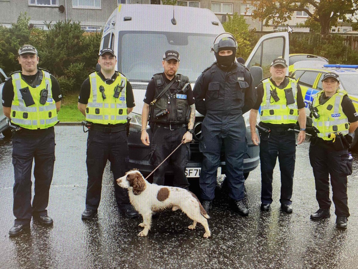 PSOSNorthEFife's tweet photo. Officers from North East Fife carried out a drugs turn today in the local area.  One male charged with possession and a quantity of cash and offensive weapons recovered.  We want to ensure our communities are a safer place to live and work.  #opprospect #keepingyourcommunitysafe https://t.co/N7G5zM7YkS