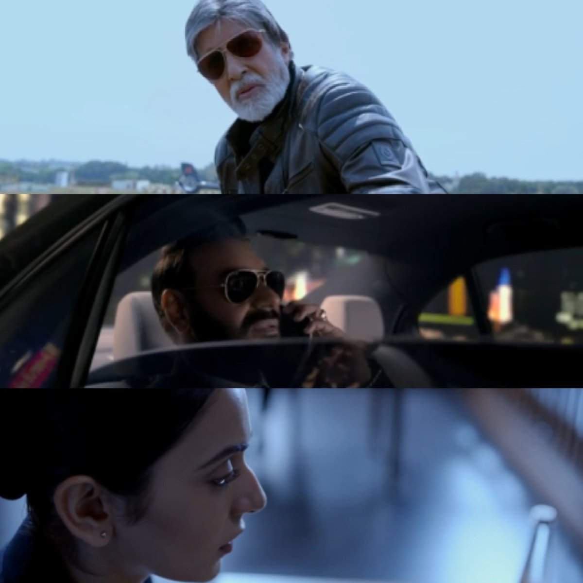 JnijRaahill's tweet photo. #Runway34 is not just an extremely well made film but tops technical aspects be it the VFX, BGM, CGI and coloring as well. Flawless direction with superb performances from @ajaydevgn, @SrBachchan and @Rakulpreet. An aviation thriller genre film in India done right.💥 https://t.co/ALii23P76i