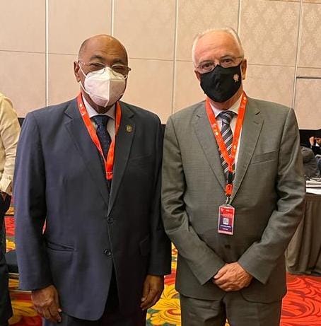 TribunalConstRD's tweet photo. el secretario general de la CMJC, Dr. Rudolf Schnutz Dürr; el presidente del Tribunal Constitucional de Portugal, João Pedro Caupers; y el magistrado Gustavo Gutierrez, del Tribunal Constitucional de Perú, entre otras personalidades.
#TCSomosTodos #WCCJ #CMJC https://t.co/g5CAPT0Cv8