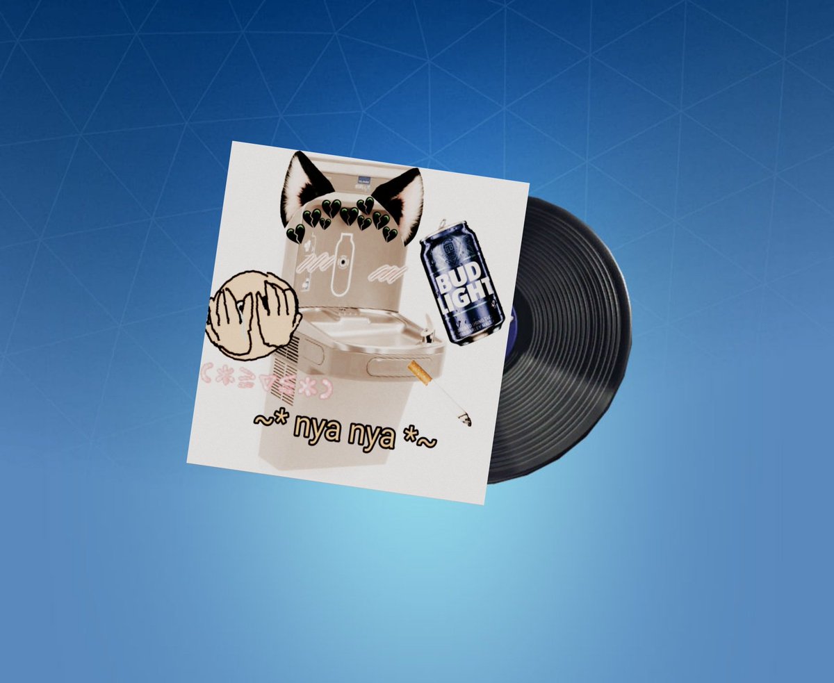 Jrakenoise's tweet photo. HOLY SHITT
thanks @FortniteGame for putting the Album EZH2O (available to stream on Bandcamp) in Fortnite (video game) https://t.co/3QVVASvSBL